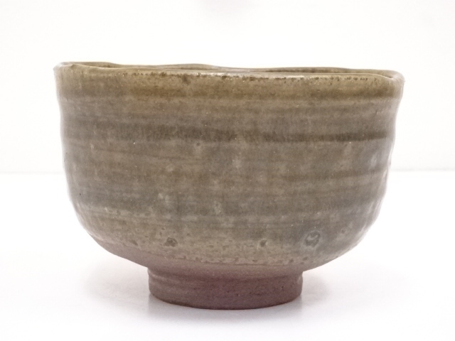 茶道具　丹波焼　上中稲右衛門造　茶碗　共箱　N　5468 茶道具 丹波焼 上中稲右衛門造 茶碗 共箱 N 5468